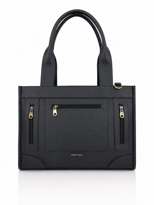 Cartera manos libres Totti grande, color negro
