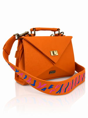 Cartera manos libres mini Siena edición especial, color naranja