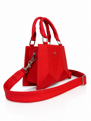Cartera manos libres New Francia, color rojo