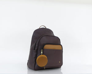 Morral Londres grande, color café y miel