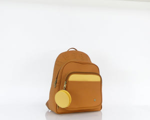 Morral Londres grande, color camel y mostaza