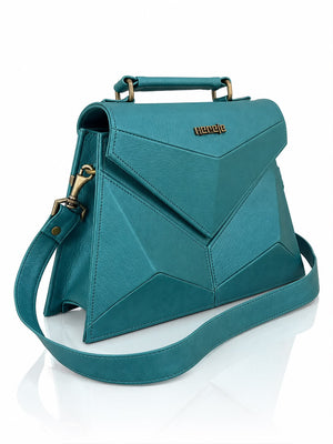 Cartera manos libres Manila Bag, color turquesa