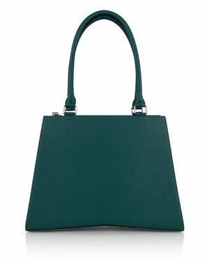 Cartera de mano Italia color verde de Hereje, colección Siete Colores