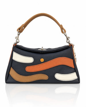 Cartera manos libres Japón color negro de Hereje, colección Siete Colores