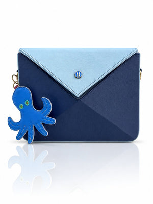 Cartera manos libres Nina color azul de Hereje, colección Siete Colores
