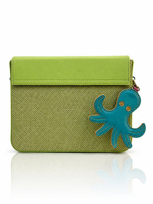 Cartera manos libres Nina color verde lima de Hereje, colección Siete Colores