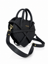 Cartera manos libres Corazón Bondage, color negro
