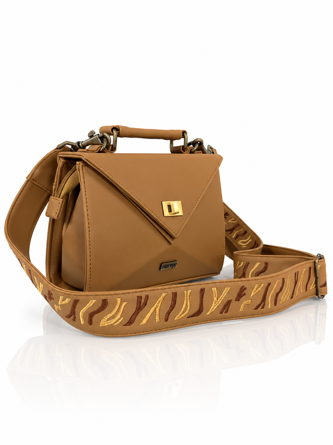 Cartera manos libres mini Siena edición especial, color miel
