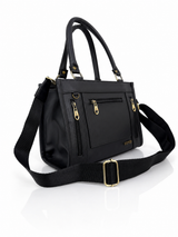 Cartera manos libres Totti mediana, color negro
