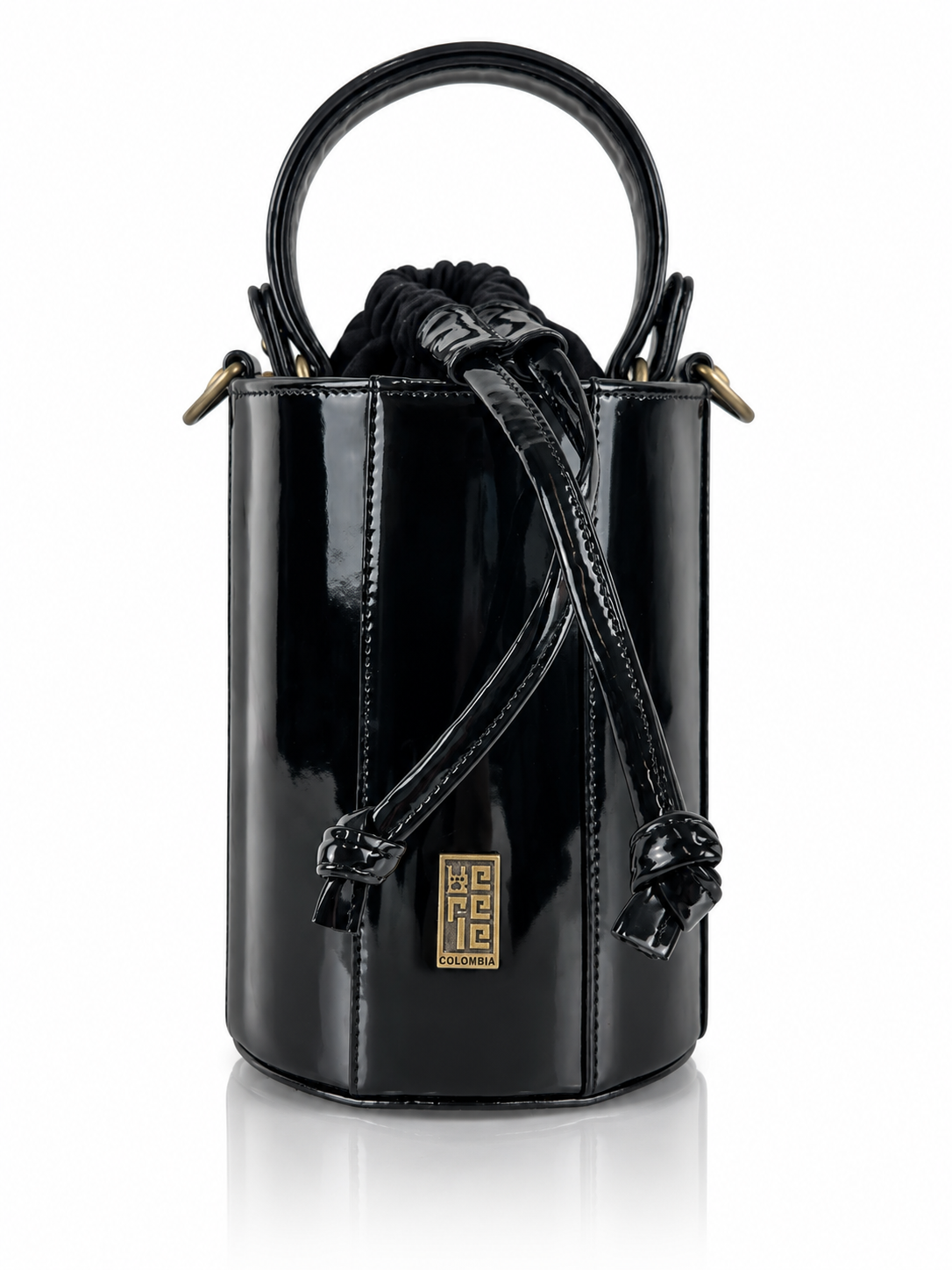 Cartera manos libres Dunna Charol, vista 2