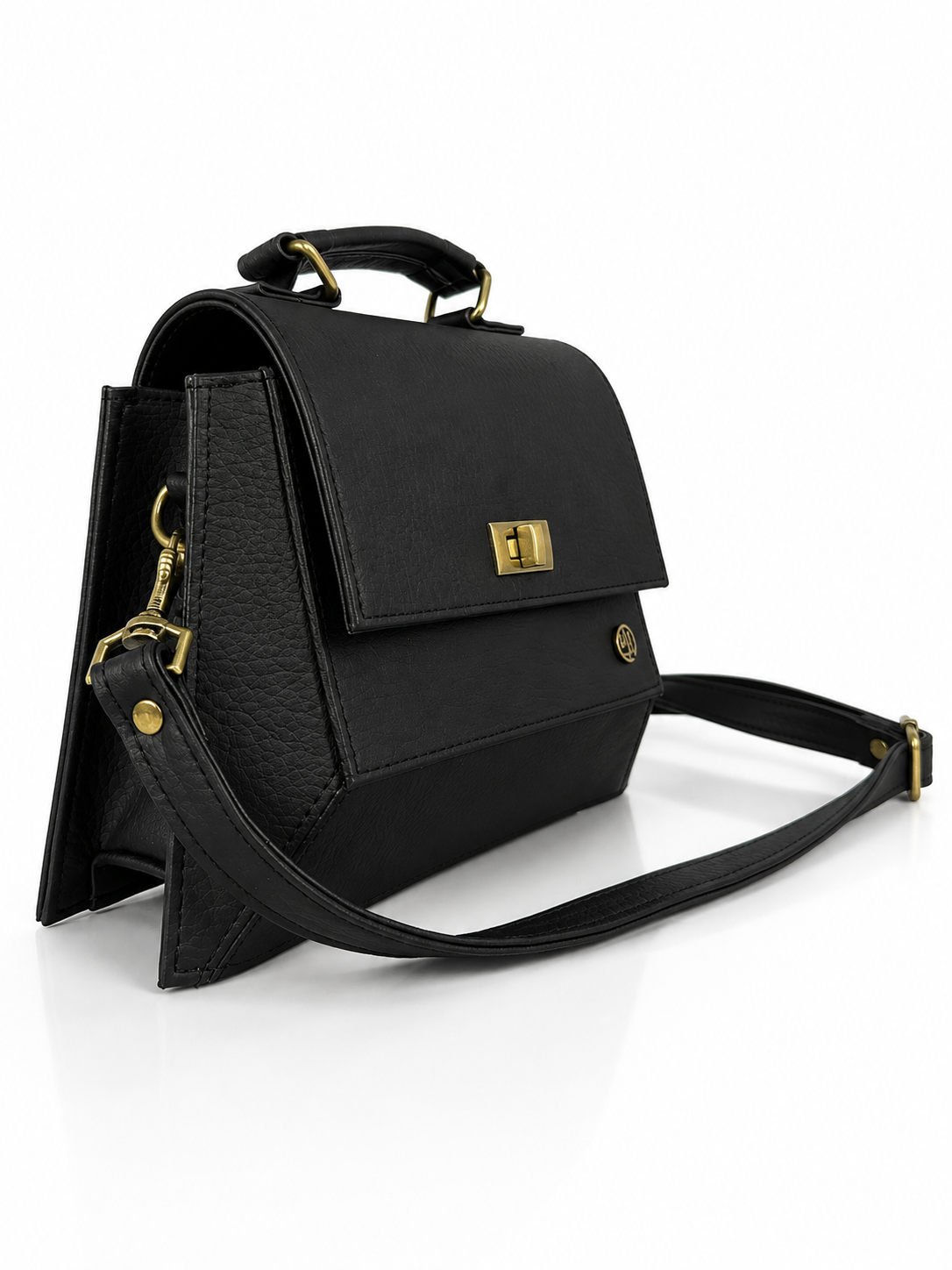 Cartera manos libres mini Lucca, color negro