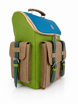 Morral Everest edición especial, color azul y taupe