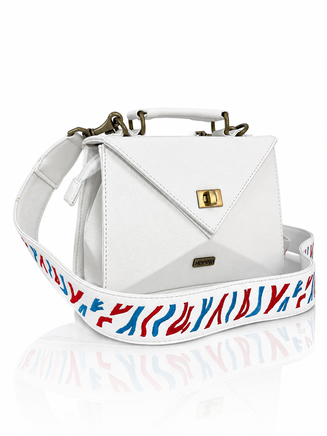 Cartera manos libres mini Siena edición especial, color blanco