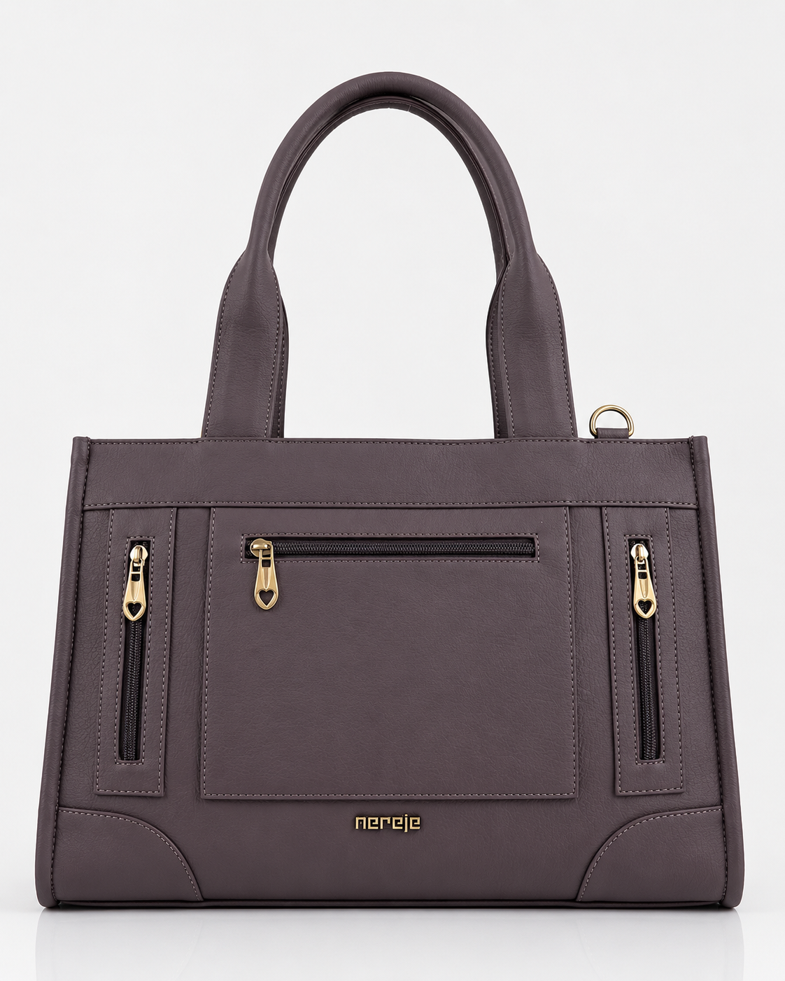 Cartera manos libres Totti grande, color café