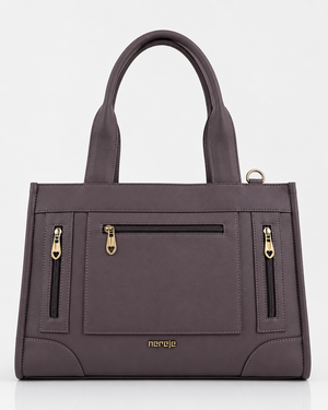 Cartera manos libres Totti grande, color café