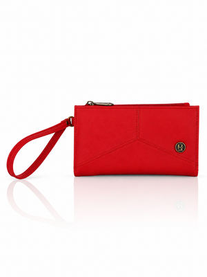 Billetera Electra grande, color rojo