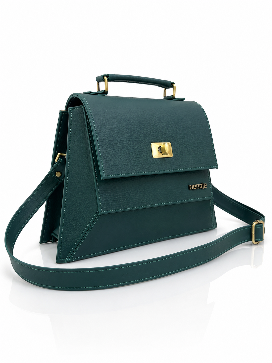Cartera manos libres Lucca, color verde