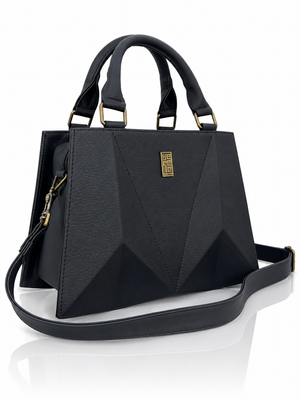 Cartera manos libres Francia grande, color negro