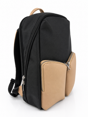 Morral Suecia, color negro y beige