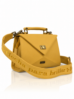 Cartera manos libres mini Siena edición especial, color mostaza