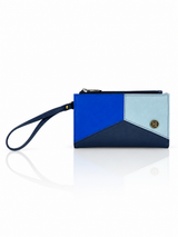 Billetera Electra grande, color azul