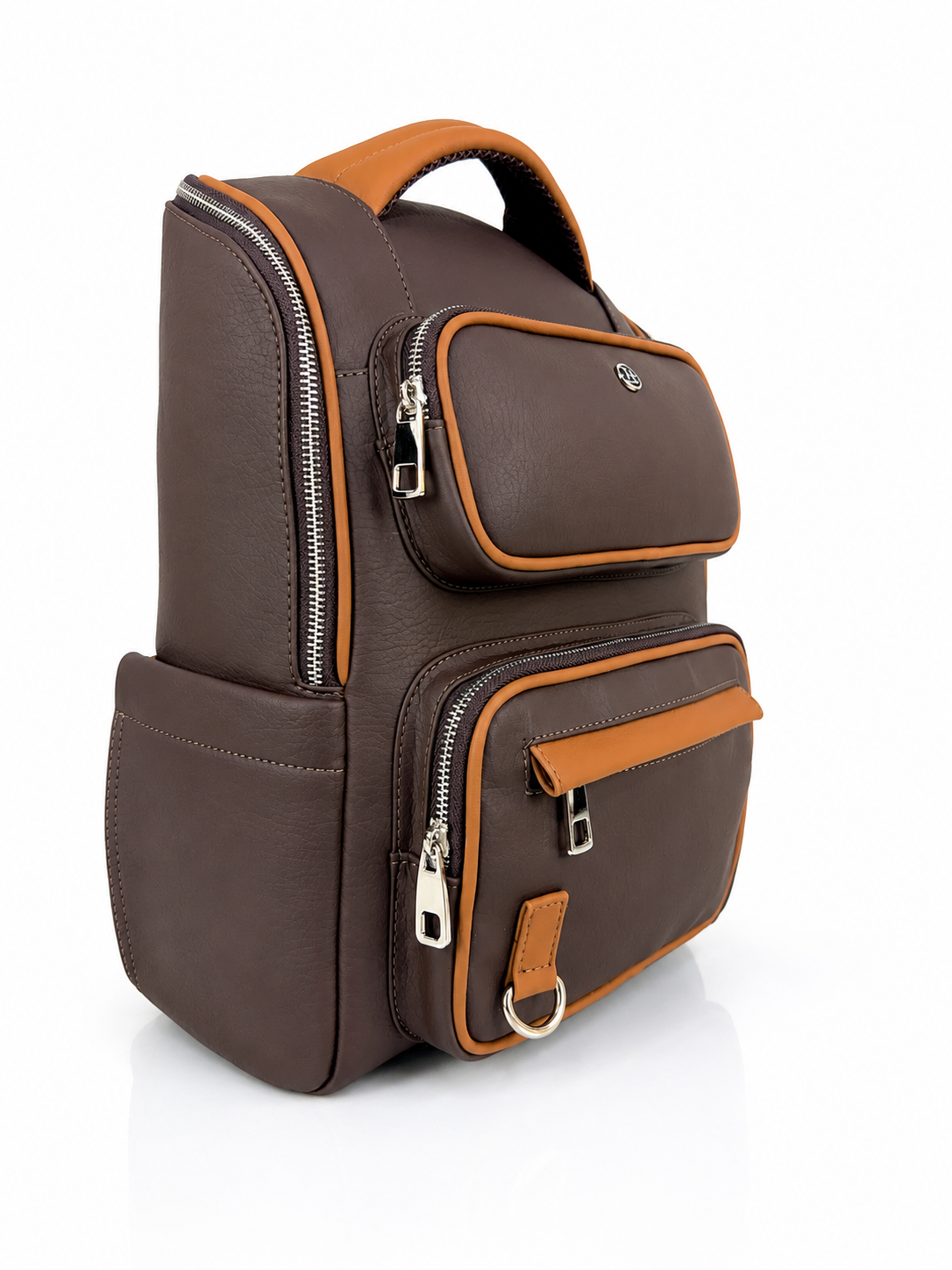 Morral Himalaya mediano, color café y camel