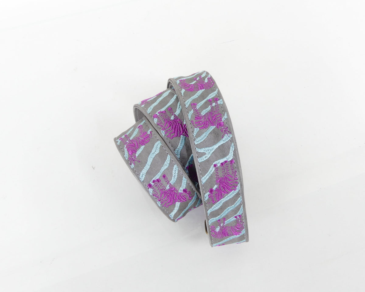 Straps Cebra, color plateado y moraleche