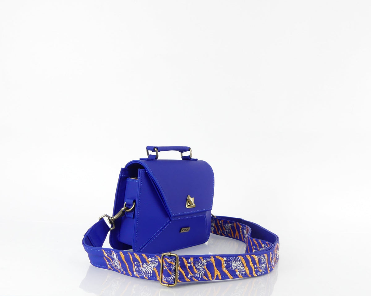 Cartera manos libres mini Victoria edición especial, color azul rey