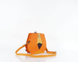 Morral Mónaco mini, color naranja y mostaza