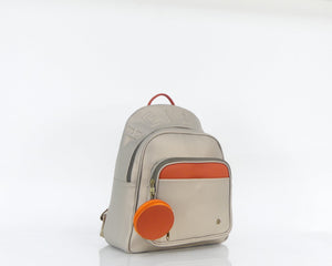 Morral Londres grande, color champagne y salmón
