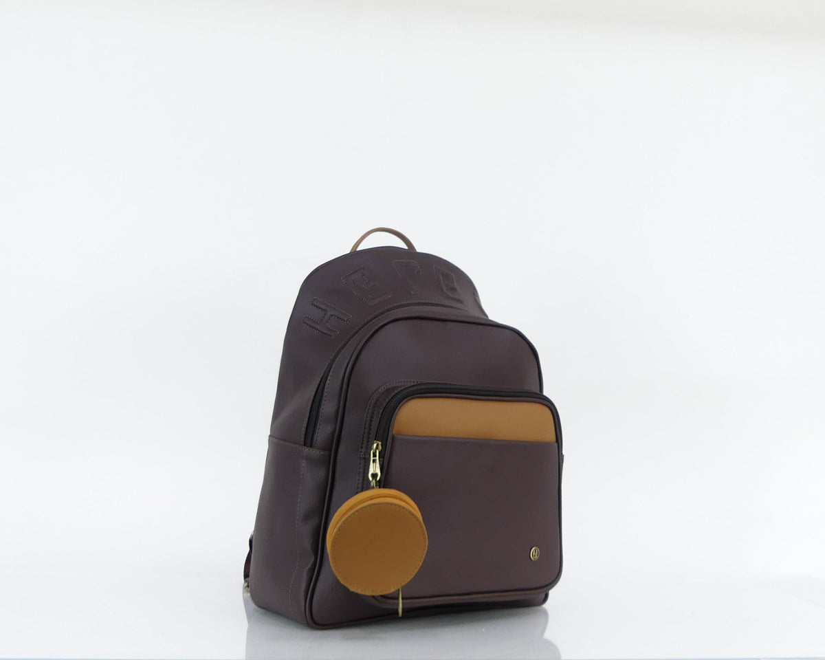 Morral Londres grande, color café y miel