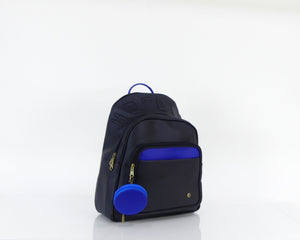 Morral Londres grande, color negro y azul