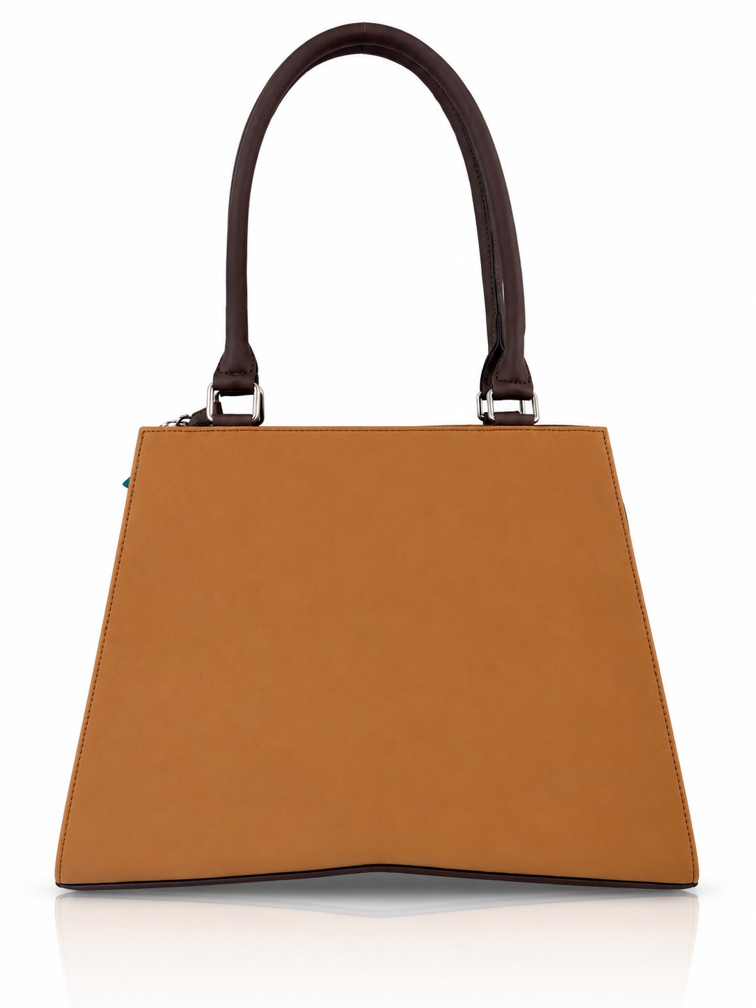 Cartera de mano Italia color camel de Hereje, colección Siete Colores