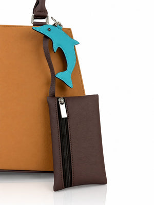 Cartera de mano Italia color camel de Hereje, colección Siete Colores