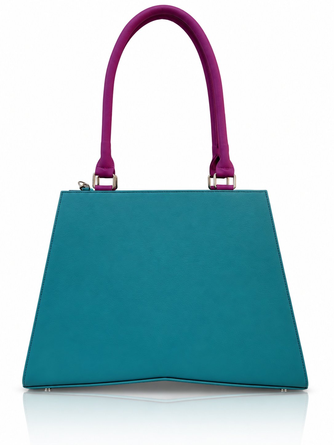 Cartera de mano Italia color turquesa de Hereje, colección Siete Colores