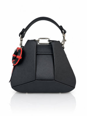 Cartera manos libres Dubai color negro de Hereje, colección Siete Colores