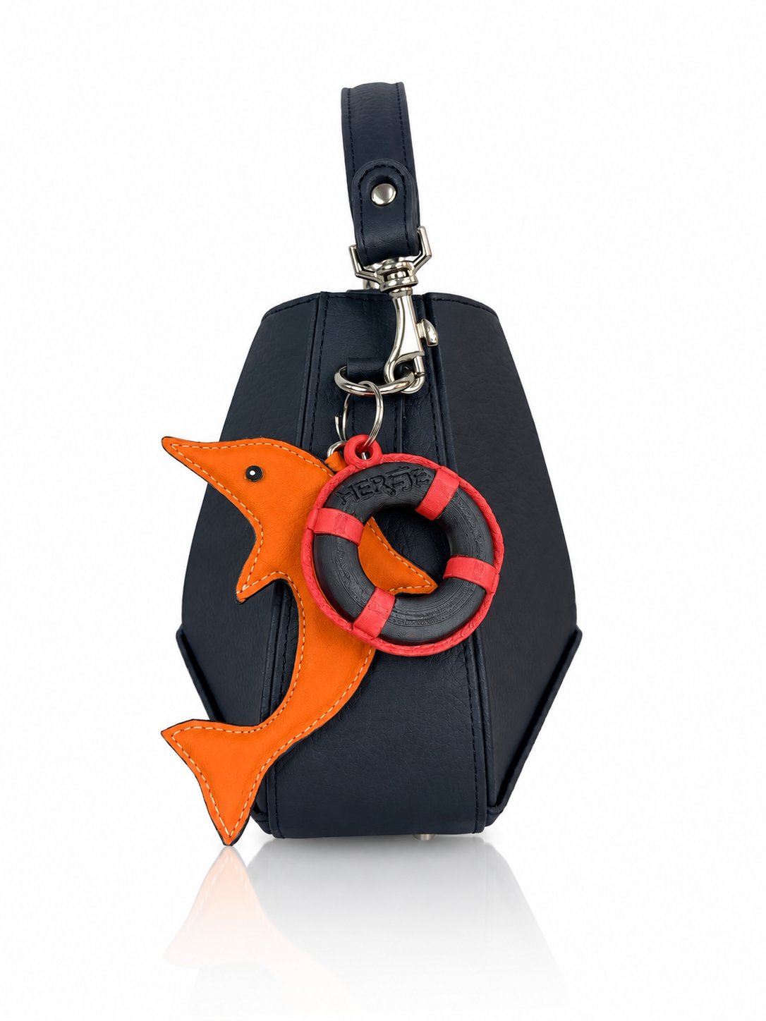 Cartera manos libres Dubai color negro de Hereje, colección Siete Colores