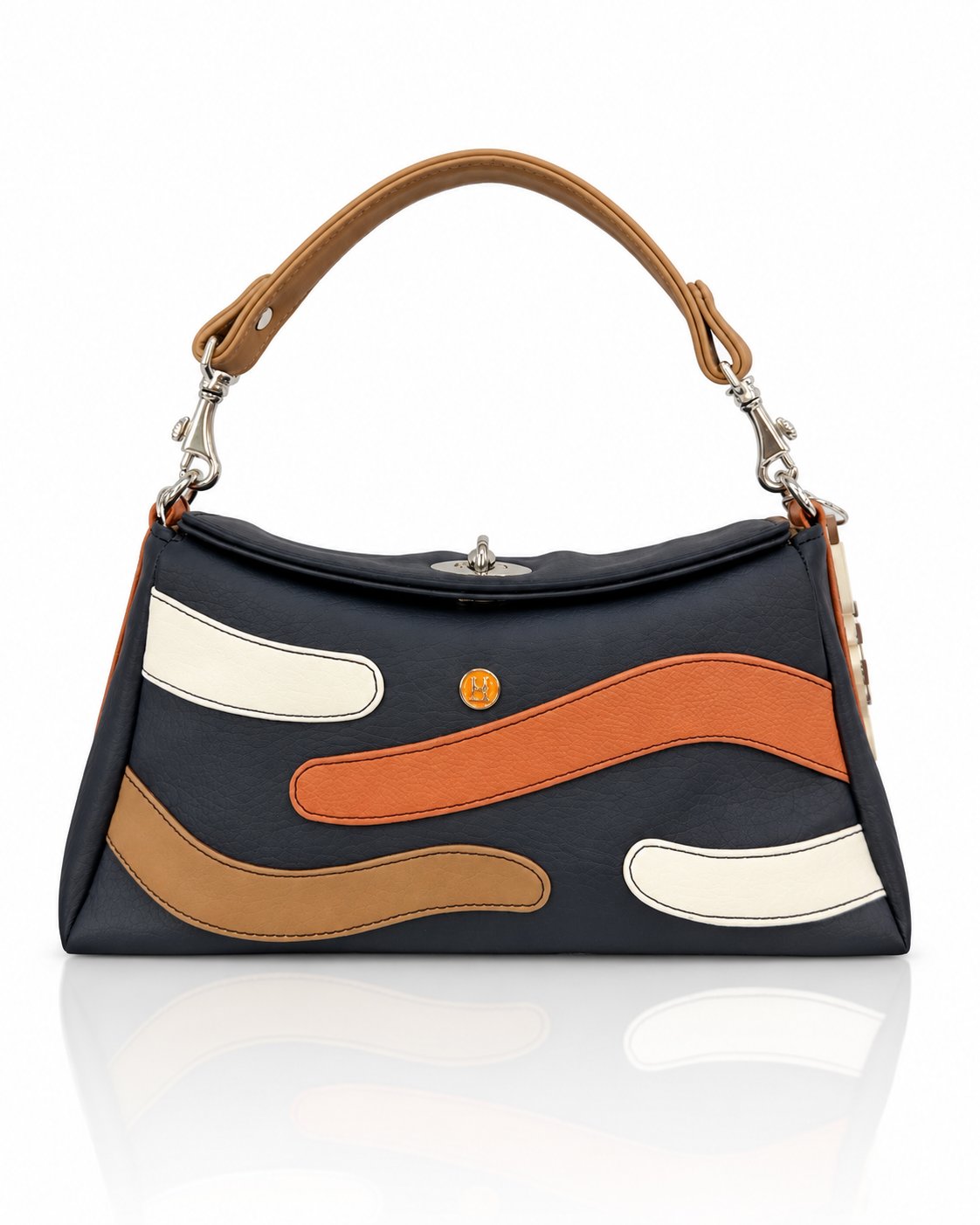Cartera manos libres Japón color negro de Hereje, colección Siete Colores