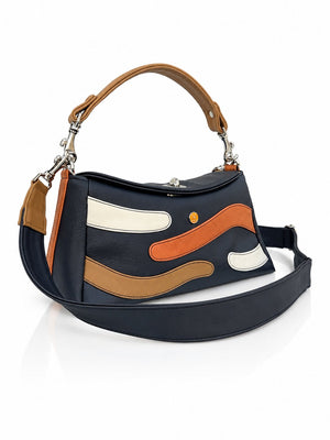 Cartera manos libres Japón color negro de Hereje, colección Siete Colores