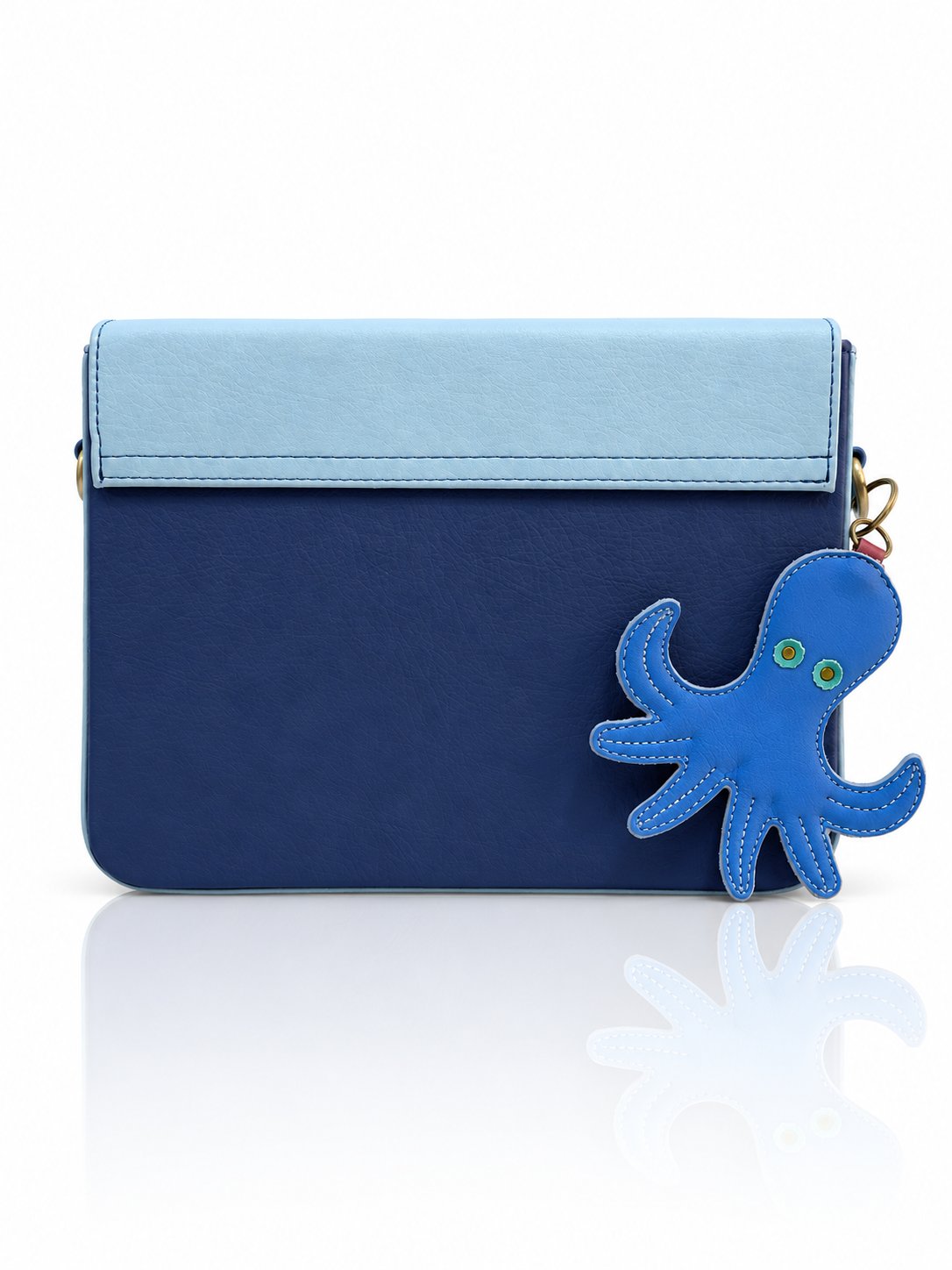 Cartera manos libres Nina color azul de Hereje, colección Siete Colores
