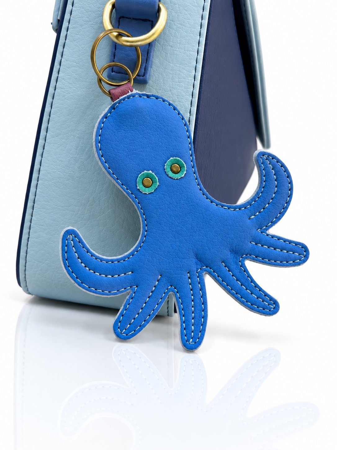 Cartera manos libres Nina color azul de Hereje, colección Siete Colores
