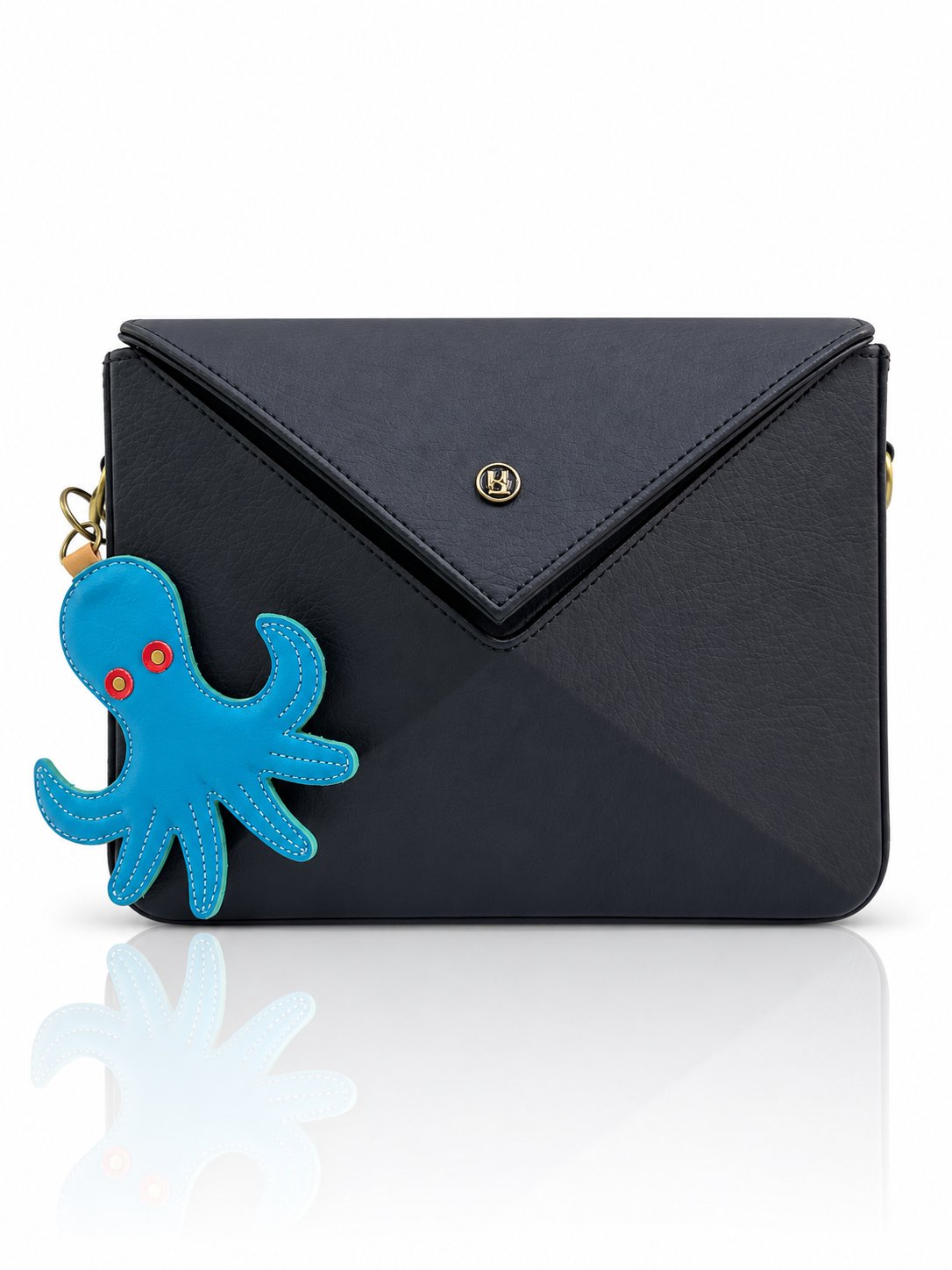 Cartera manos libres Nina color negro de Hereje, colección Siete Colores